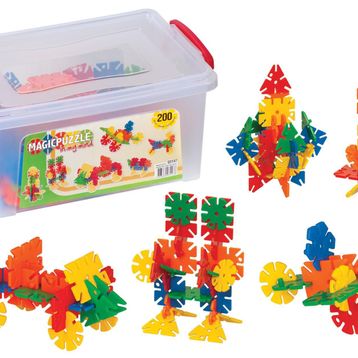 Dede 03147 Magic Puzzle 200 Parça Küçük Box