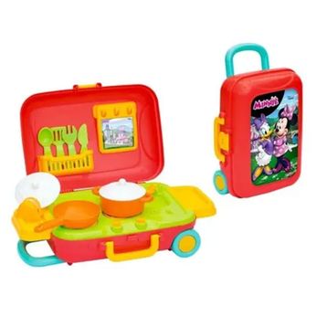 Dede 03479 Minnie Mouse Bavulum Mutfak Set