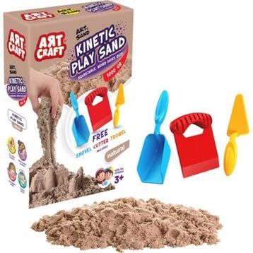Dede 03690 Aksesuarlı Naturel 1000 gr Kinetik Oyun Kumu