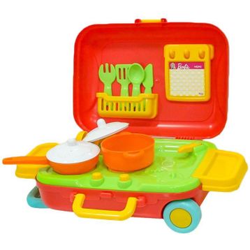 Dede 3478 Bavulum Barbie Mutfak Set