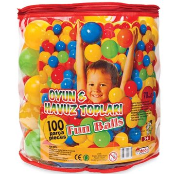 Dede 7 cm 100 Parça Oyun ve Havuz Topları