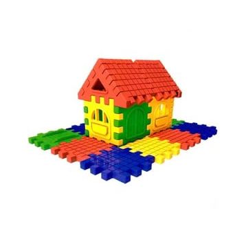Dede City 3D Yapı ve Tasarım Blokları 64 Parça Puzzle