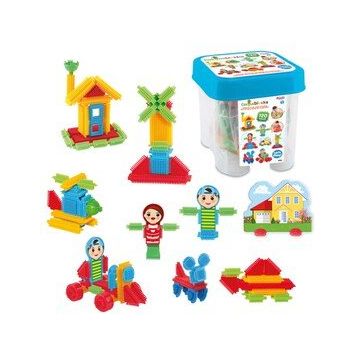 Dede Kaktüs Kovalı 120 Parça Lego Yapboz Bloklar