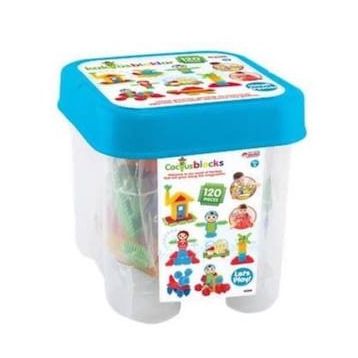 Dede Kaktüs Kovalı 120 Parça Lego Yapboz Bloklar
