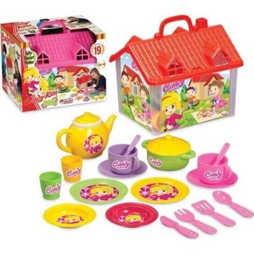 Dede Oyuncak 03021 19 Parça Candy Ev Çay Seti