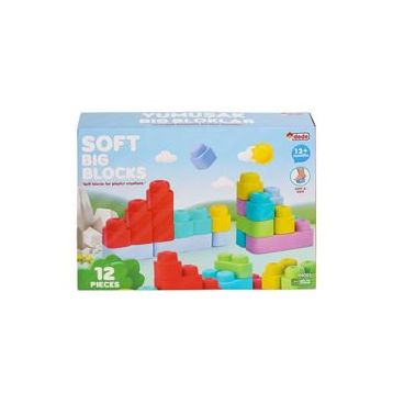 Dede Oyuncak 04005 Yumuşak 12 Parça Big Bloklar