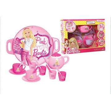 Dede Oyuncak Barbie Tepsili Çay Seti