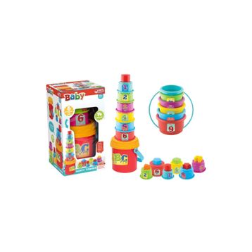Dede Oyuncak FEN03466 Oyuncak Neşeli Bul-Tak Kule