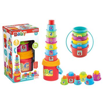 Dede Oyuncak FEN03466 Oyuncak Neşeli Bul-Tak Kule