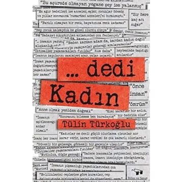 Dedi Kadın - Tülin Türkoğlu