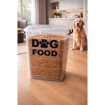 Deembro Büyük Boy 15 kg Köpek Mama Saklama Kabı