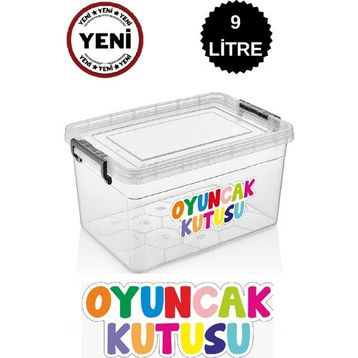 DeemBro Şeffaf 9 lt Kutusu Sızdırmaz Contalı Silikonlu Vakumlu Hava Almaz Köpek Maması Saklama Kabı