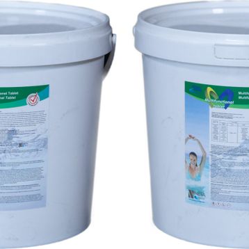 Deep Blue 200 gr 2x20 kg Multifunctional Stabilize Triklor Multi Tablet Chlorine Tablets %90 Klor