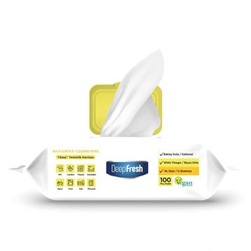 Deep Fresh 100 Yaprak Limon İz Bırakmaz Yüzey Temizlik Havlusu
