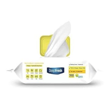 Deep Fresh 100 Yaprak Limon İz Bırakmaz Yüzey Temizlik Havlusu