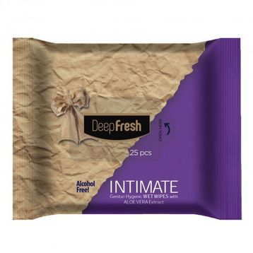 Deep Fresh 25'li Intimate Geniteal Bölge Temizleme Mendili