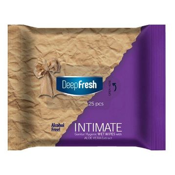 Deep Fresh 25'li Intimate Geniteal Bölge Temizleme Mendili