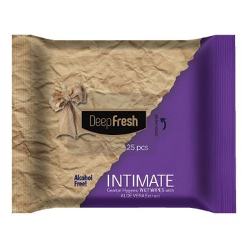 Deep Fresh 25'li Intimate Geniteal Bölge Temizleme Mendili