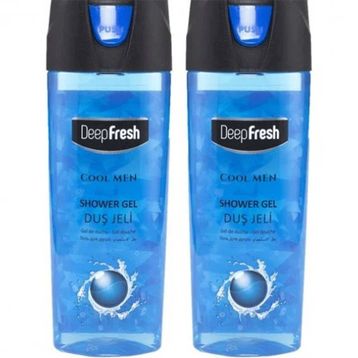 Deep Fresh Cool Men Pratik Kapaklı 2x500 ml Duş Jeli