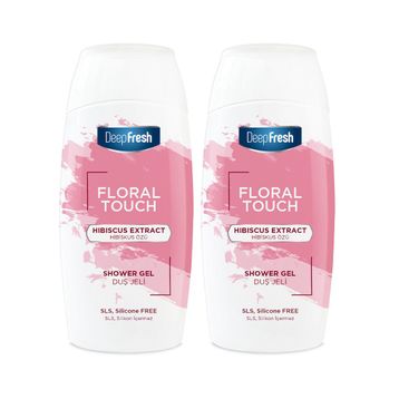 Deep Fresh Floral Touch Hibiskus Özü 2x400 ml Duş Jeli
