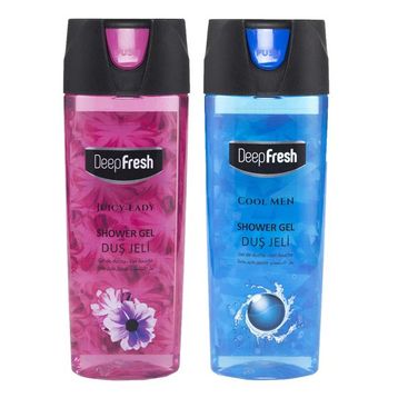 Deep Fresh Juicy Lady & Cool Men 2x500 ml Duş Jeli