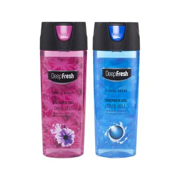 Deep Fresh Juicy Lady & Cool Men 2x500 ml Duş Jeli