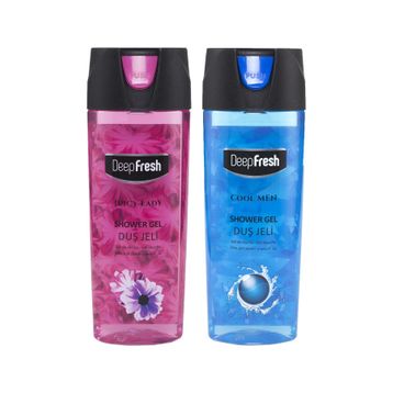 Deep Fresh Juicy Lady & Cool Men 2x500 ml Duş Jeli