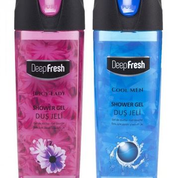 Deep Fresh Juicy Lady & Cool Men 2x500 ml Duş Jeli