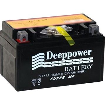 Deeppower YTX7A-BS 12 V 7 Ah 10 HR Yatık Motosiklet Akü