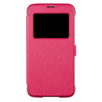 Deer Case Samsung Galaxy S5 View Flip Kahverengi Cep Telefonu Kılıfı