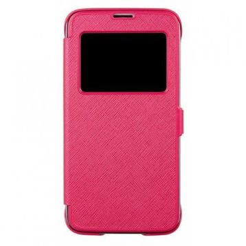 Deer Case Samsung Galaxy S5 View Flip Kahverengi Cep Telefonu Kılıfı