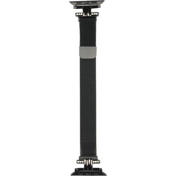 Deercase Apple Watch Stainless Steel Black Taşlı Kadın Akıllı Saat Kordon
