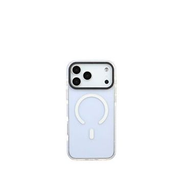 Deercase İphone 17 Pro Max Pembe Beyaz Premium Darbe Emici Lüks Kamera Korumalı Magsafe Uyumlu Telefon Kılıfı