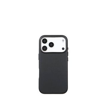 Deercase İphone 17 Pro Max Siyah Gizli Magsafe Uyumlu Premium Kamera Koruma Darbe Emici Deri Telefon Kılıfı