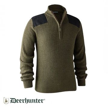 Deerhunter Rogaland M Gri Yarım Fermuarlı Kazak