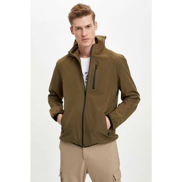 DeFacto 223554114 Haki Kapüşonlu Bomber Mont Erkek Mont