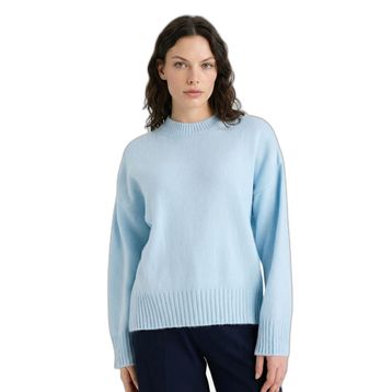 DeFacto 224709154 Kahve Oversize Triko Kadın Kazak