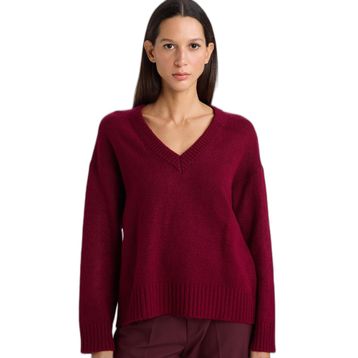 DeFacto 224709154 Kahve Oversize Triko Kadın Kazak