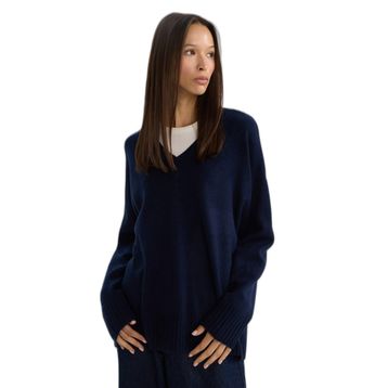 DeFacto 224709154 Kahve Oversize Triko Kadın Kazak