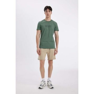 DeFacto A3893AX24HS - Bej-BG732 Slim Fit Dar Paça Erkek Şort