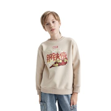 DeFacto B3089A823WN AR104 Marvel Comics Bisiklet Yaka Erkek Çocuk Sweatshirt