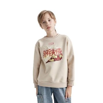 DeFacto B3089A823WN AR104 Marvel Comics Bisiklet Yaka Erkek Çocuk Sweatshirt