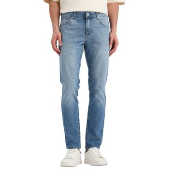 DeFacto B4539AX23AU NM40 Mavi Pedro Slim Fit Dar Kalıp Normal Bel Dar Paça Erkek Jean Pantolon