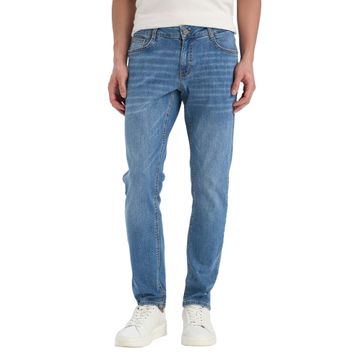 DeFacto B4541AX23AU Mavi Carlo Skinny Fit Ekstra Dar Kalıp Normal Bel Ekstra Dar Paça Erkek Jean Pantolon