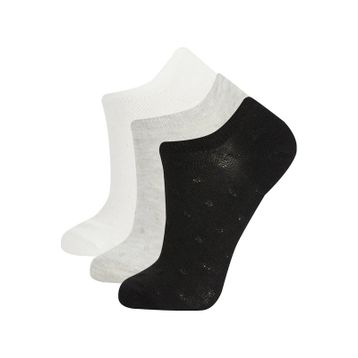 DeFacto B5224AXNS Kadın 3'lü Pamuklu Sneaker Çorap