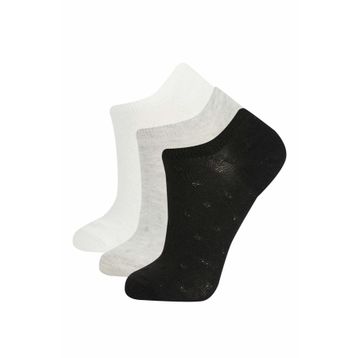 DeFacto B5224AXNS Kadın 3'lü Pamuklu Sneaker Çorap