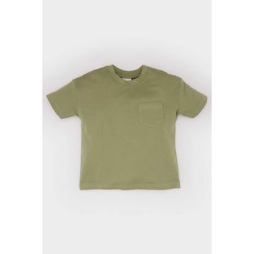 DeFacto B7005A525SM Bisiklet Yaka Basic Düz Kısa Kollu Erkek Bebek T-shirt