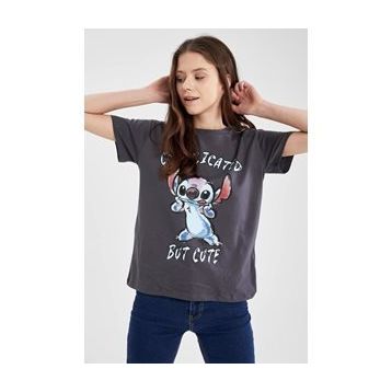 Defacto Baskılı Kısa Kollu Regular Fit Kısa Kol Tişört