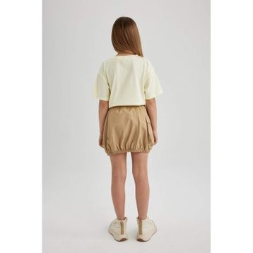 Defacto C0125A824SPBG395 Kız Çocuk Poplin Etek
