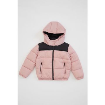 DeFacto E7396A4Z16WNRD169 Kapüşonlu Kız Çocuk Mont
